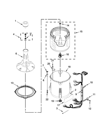 Basket and tub parts