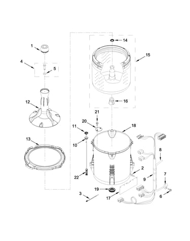 Basket and tub parts