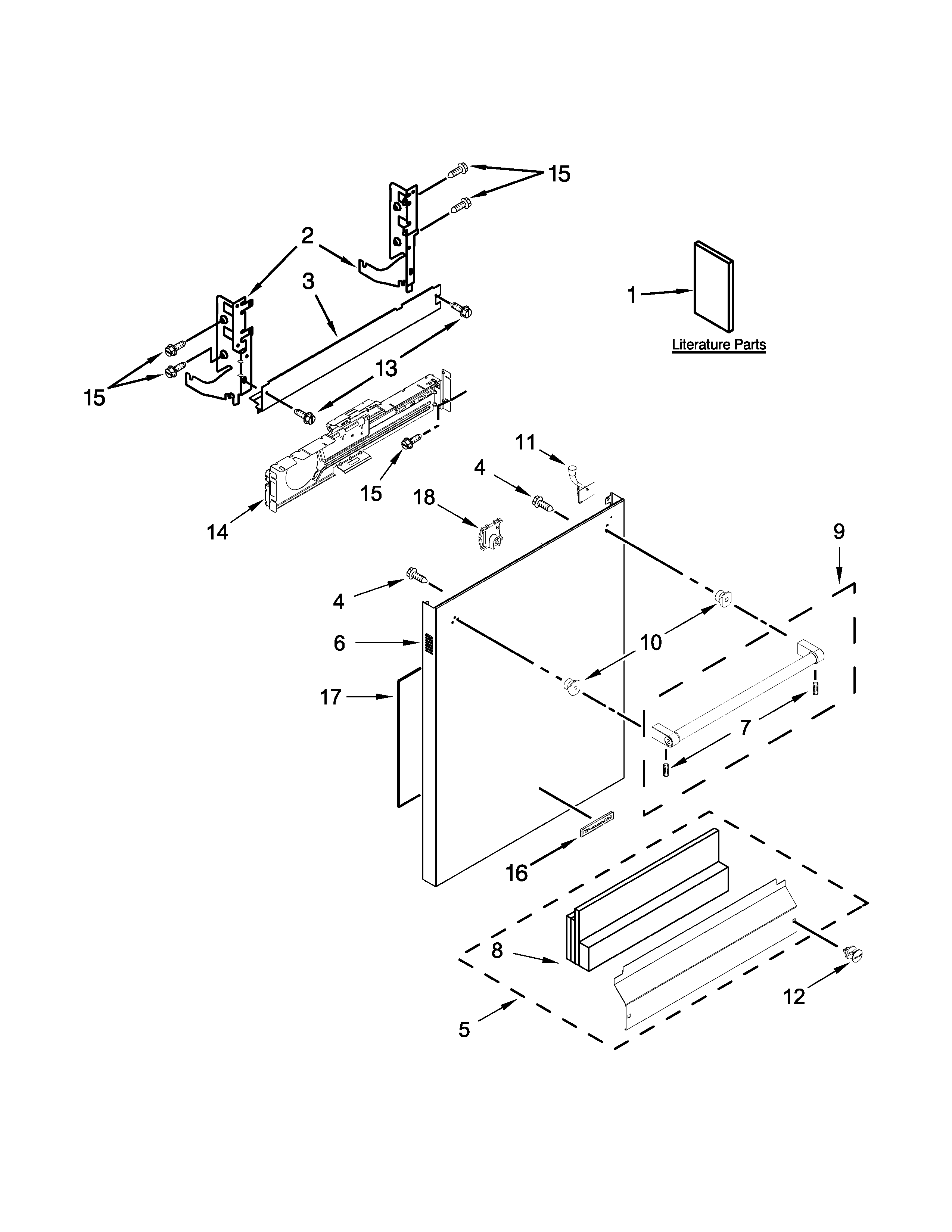 Door panel parts