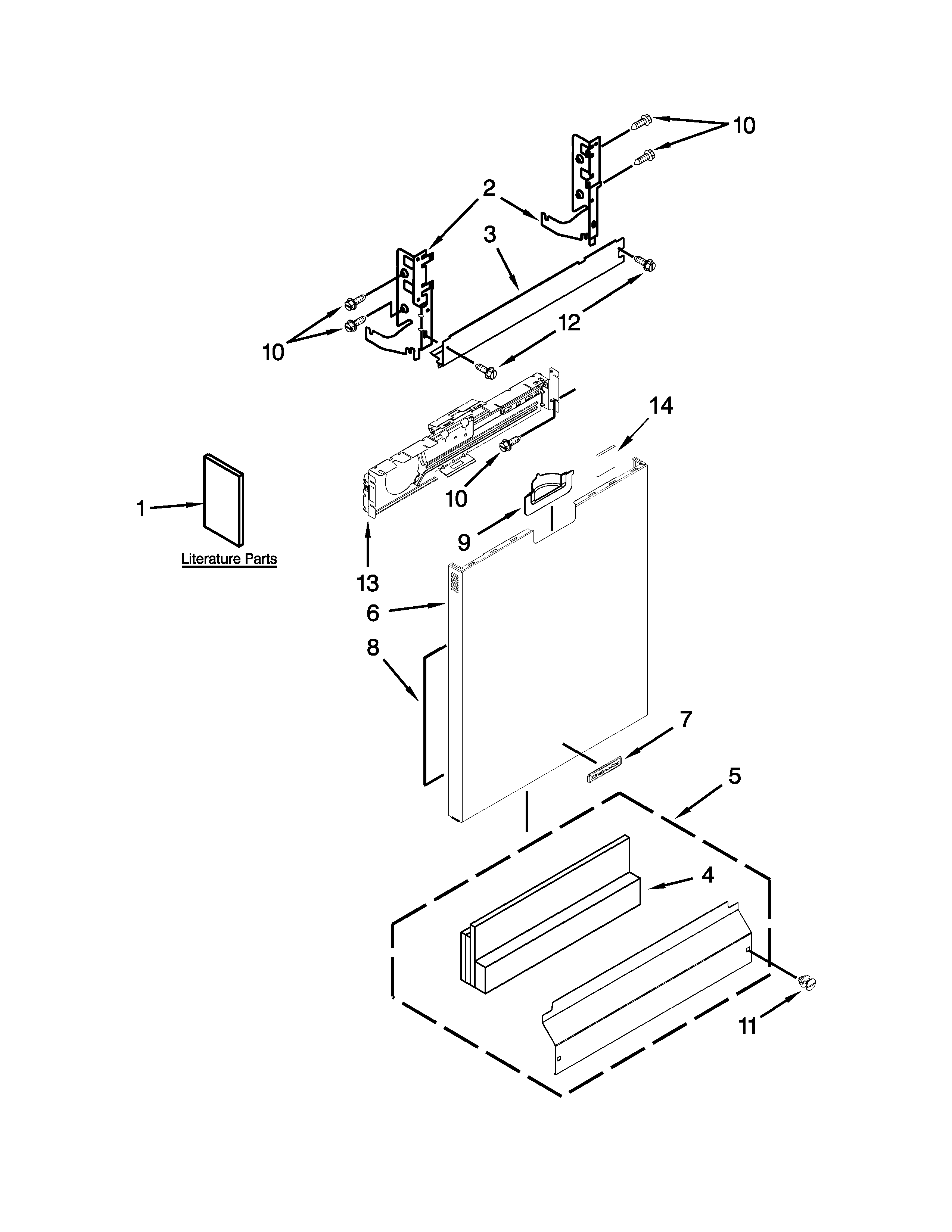 Door panel parts