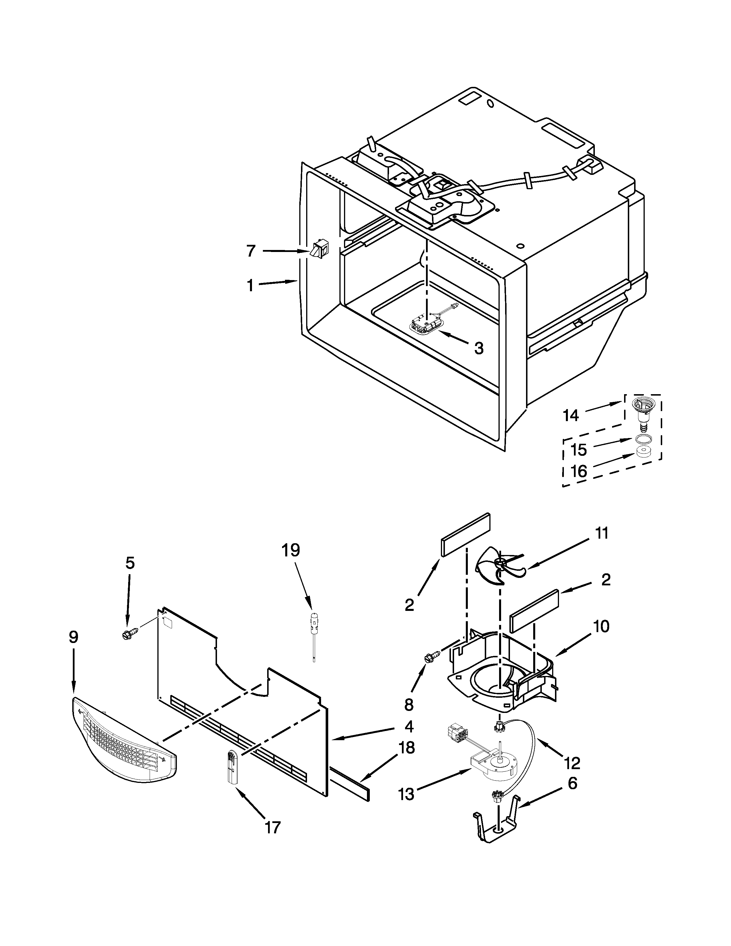 FREEZER LINER PARTS