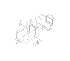 Whirlpool WOS97ES0ES01 oven door parts diagram