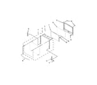 Whirlpool WOD97ES0ES01 upper oven door parts diagram