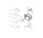 Whirlpool WOD97ES0ES01 internal oven parts diagram