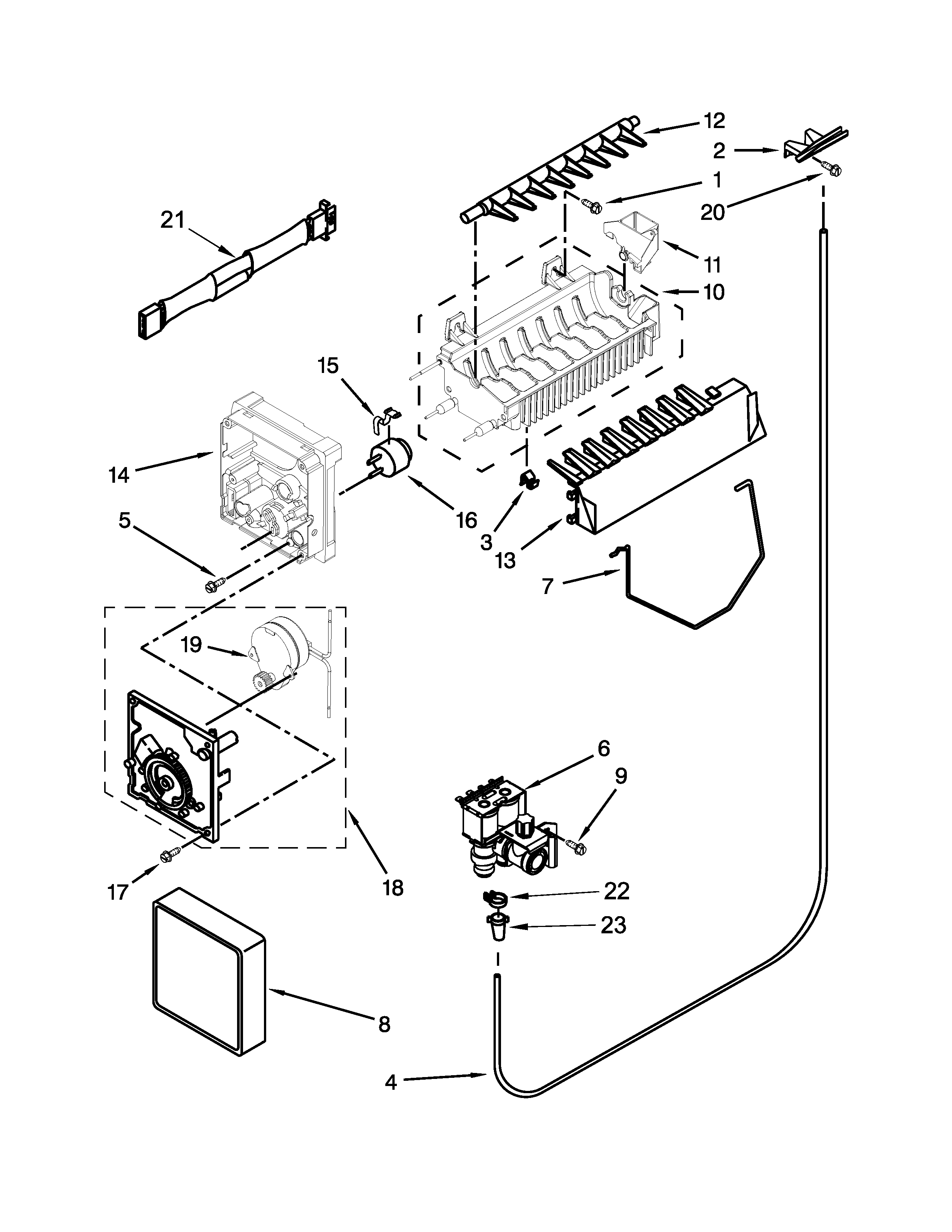 Ice maker parts