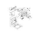 Maytag MVW18MNAWW0 controls and water inlet parts diagram