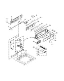 Controls and water inlet parts