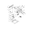 Maytag MVW18CSBGW0 controls and water inlet parts diagram