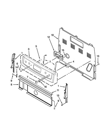 Control panel parts