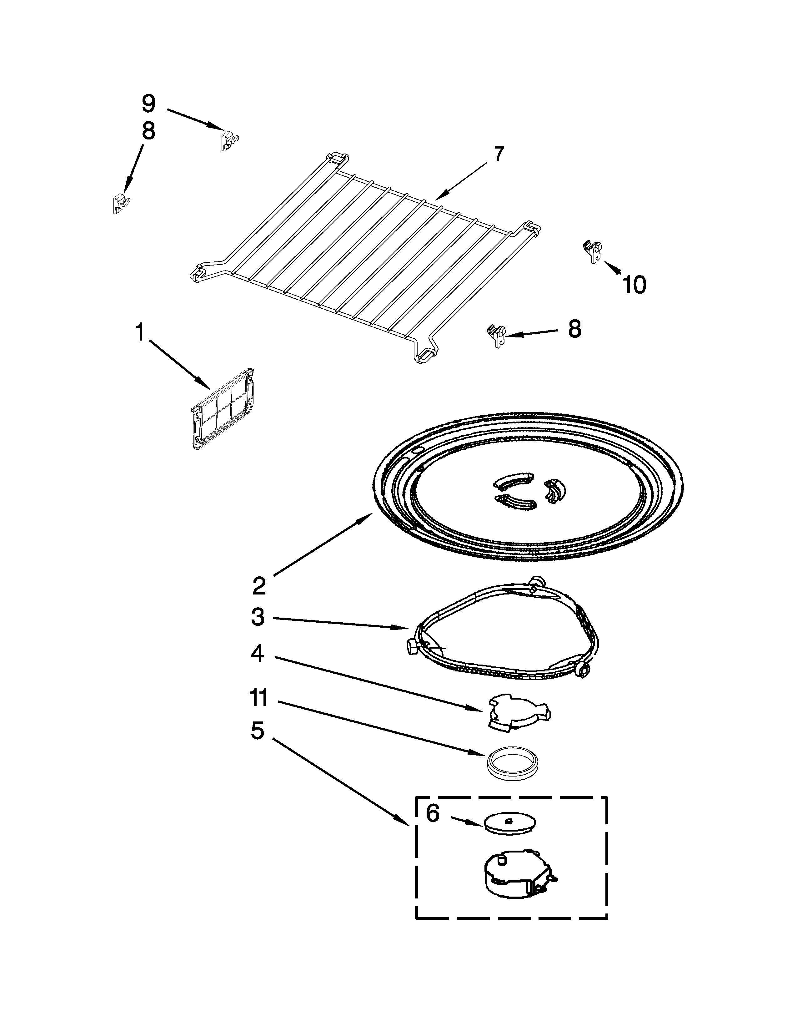 TURNTABLE PARTS