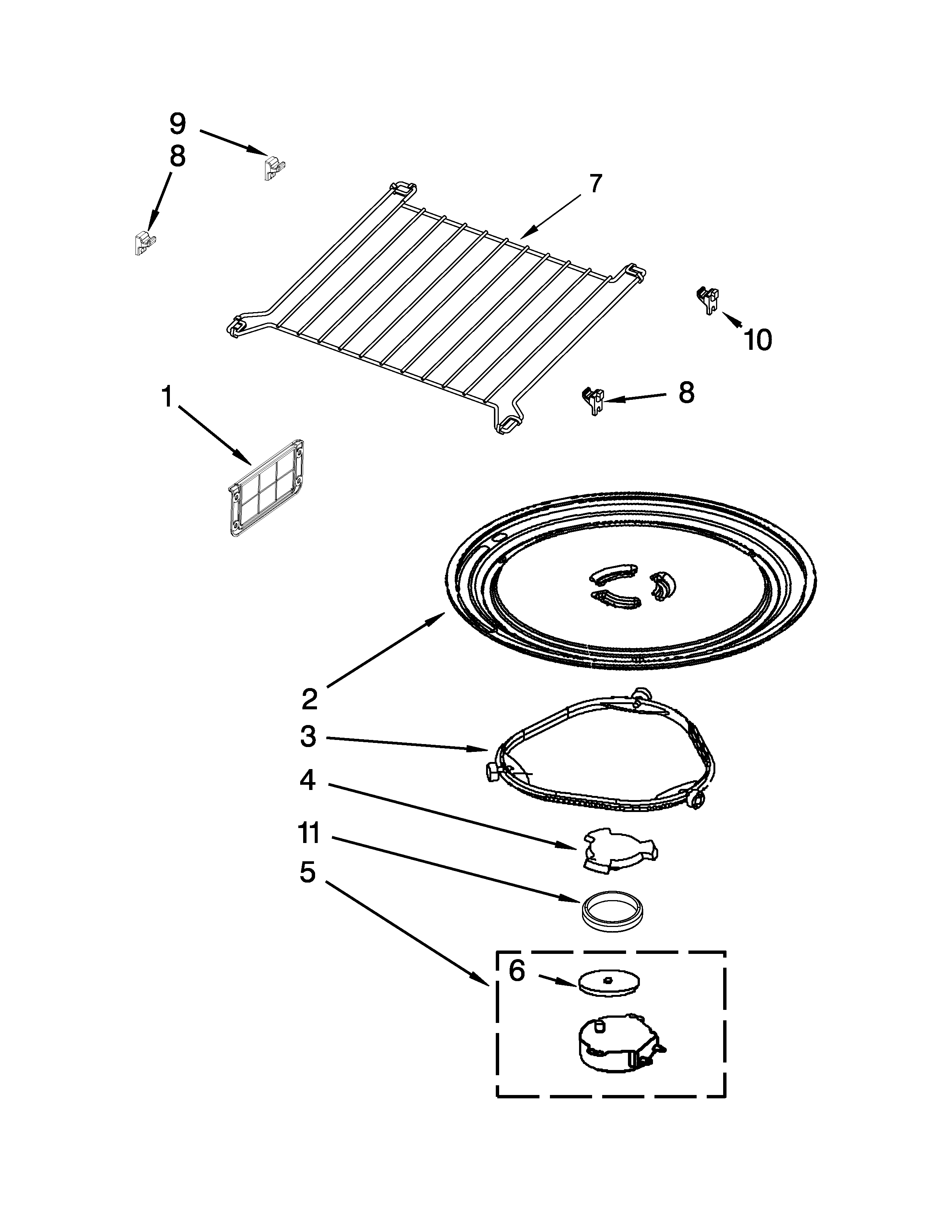 Turntable parts