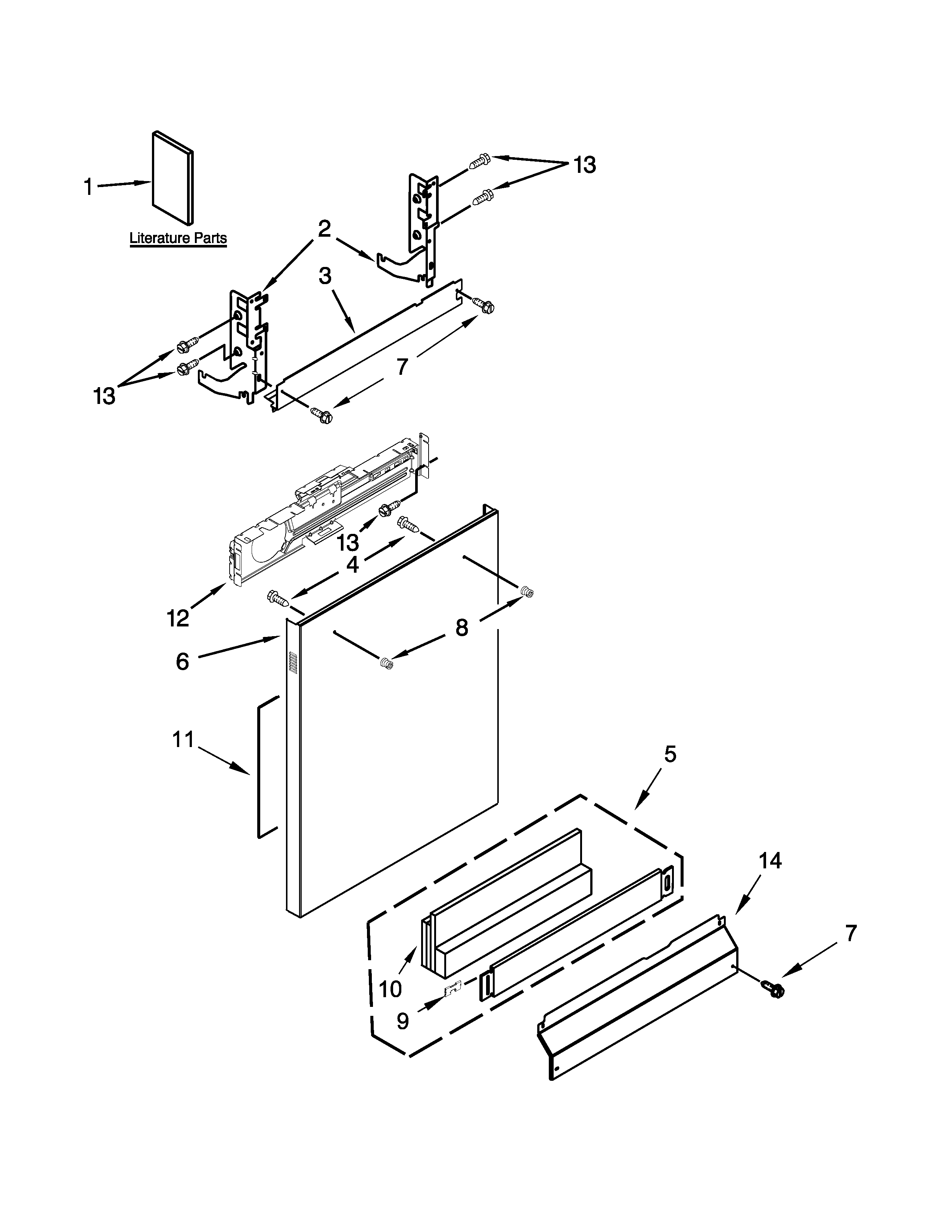 Door and panel parts