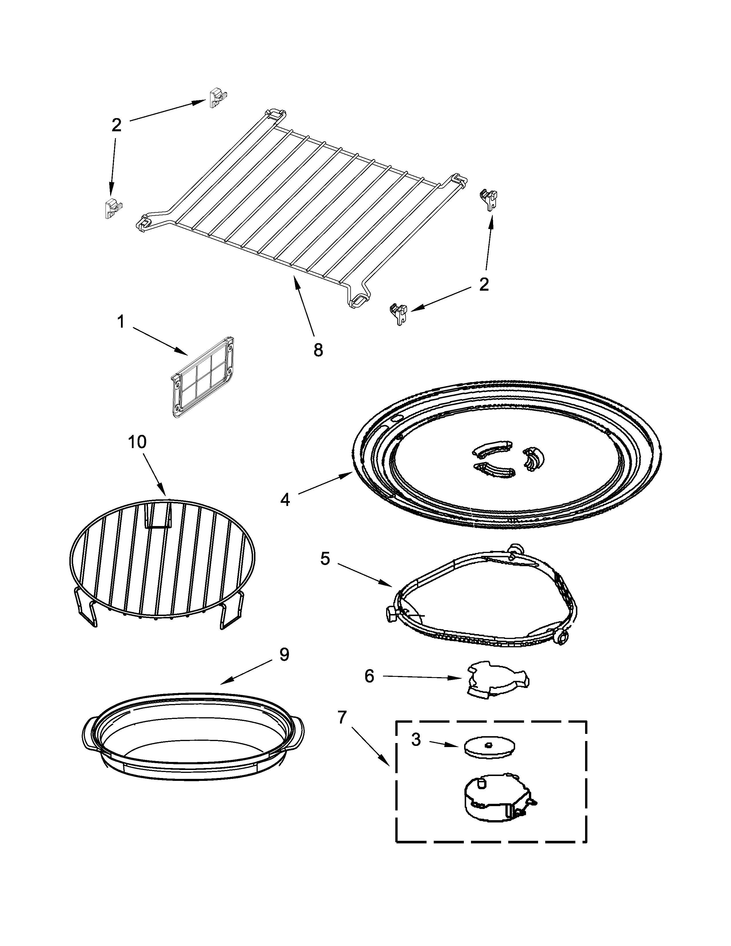 Turntable parts