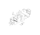 KitchenAid KOSE507EBL01 oven door parts diagram