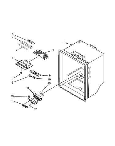 Refrigerator liner parts