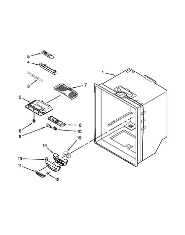 Refrigerator liner parts