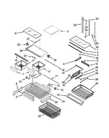 Shelf parts