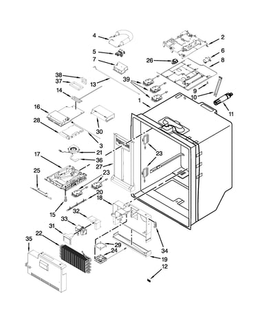Refrigerator liner parts