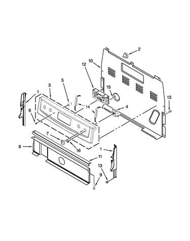 Control panel parts