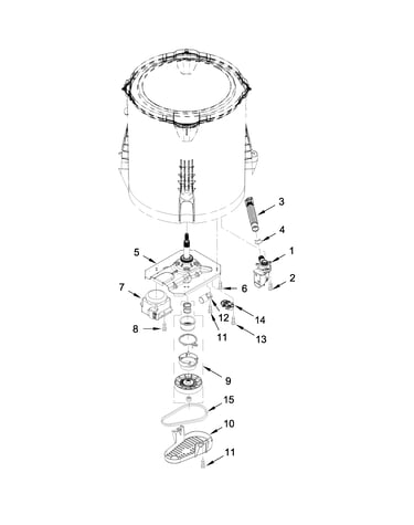 Gearcase, motor and pump parts