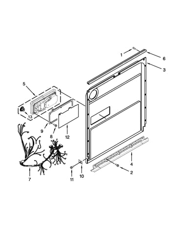 Inner door parts