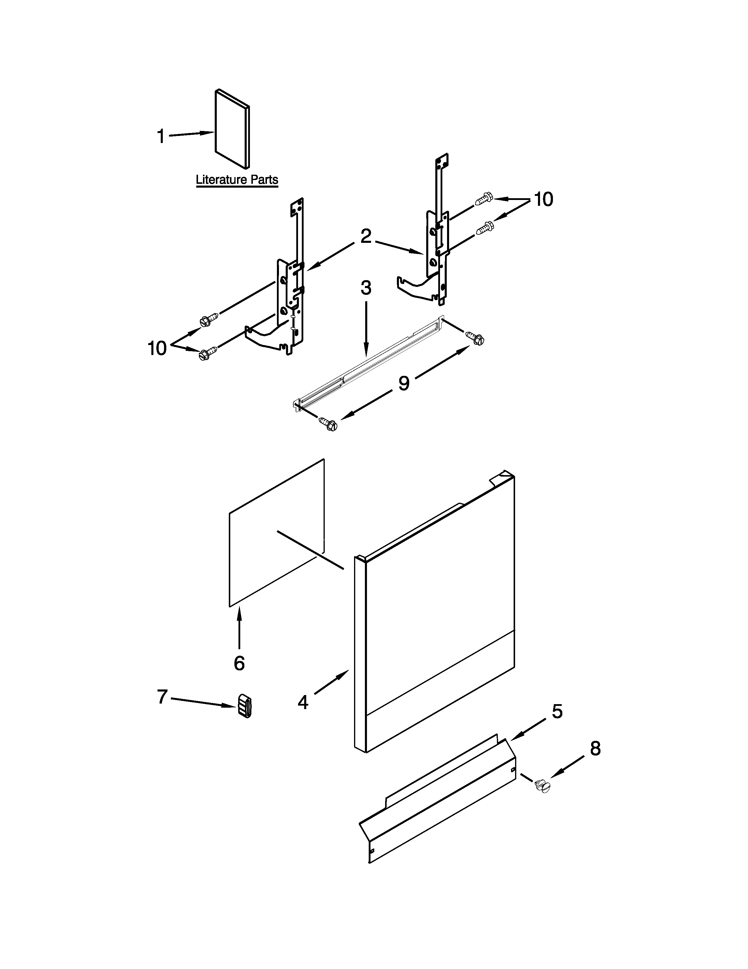 Door and panel parts