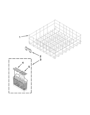 Lower rack parts