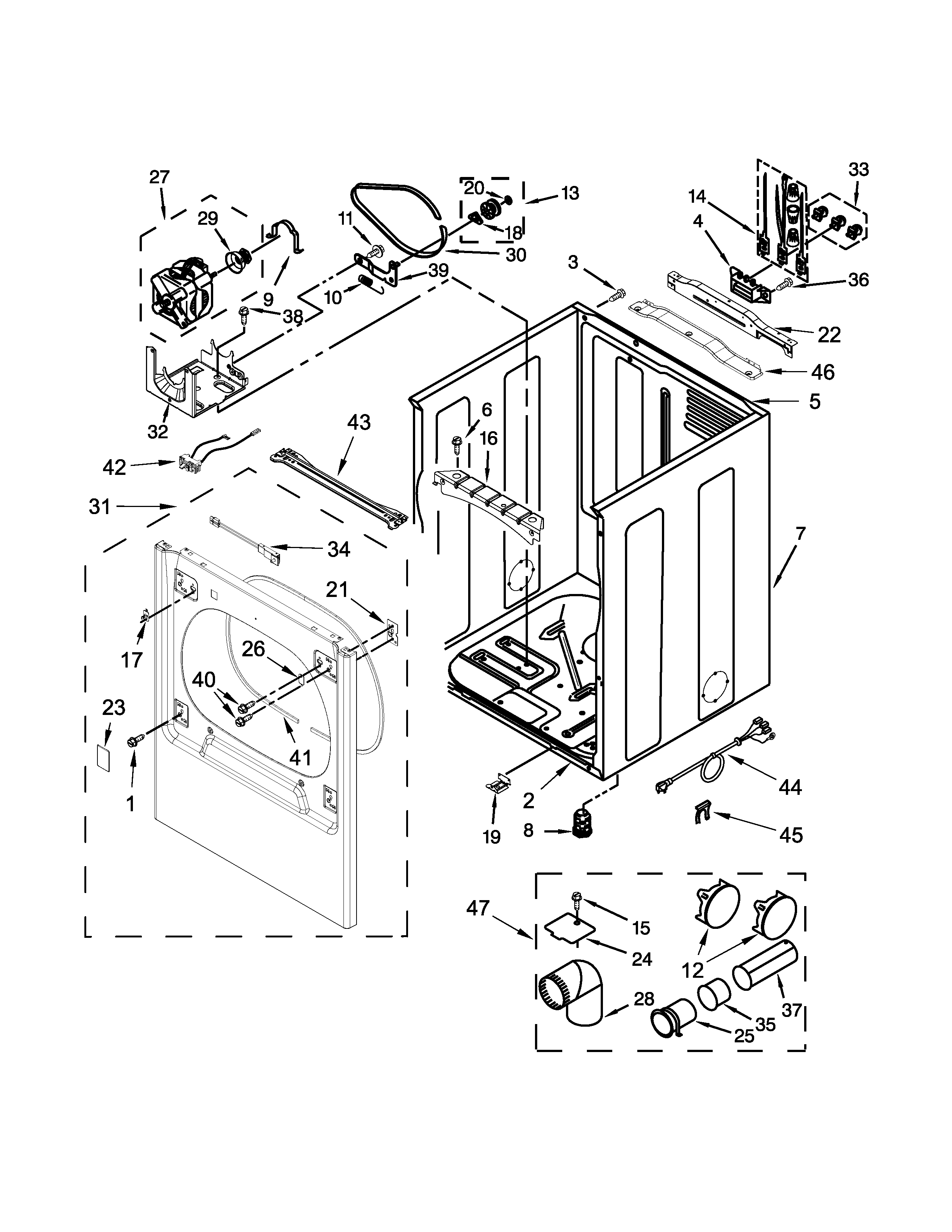 Cabinet parts