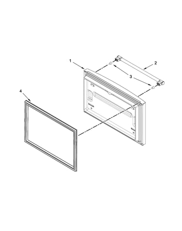 Freezer door parts