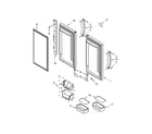 KitchenAid KBFS20ECMS00 refrigerator door parts diagram