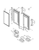Refrigerator door parts
