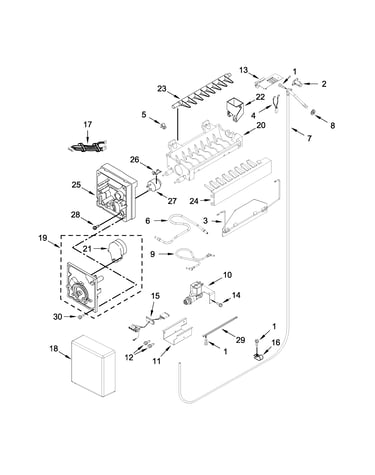 Ice maker parts