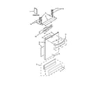 KitchenAid KDTE554CSS3 door panel parts diagram