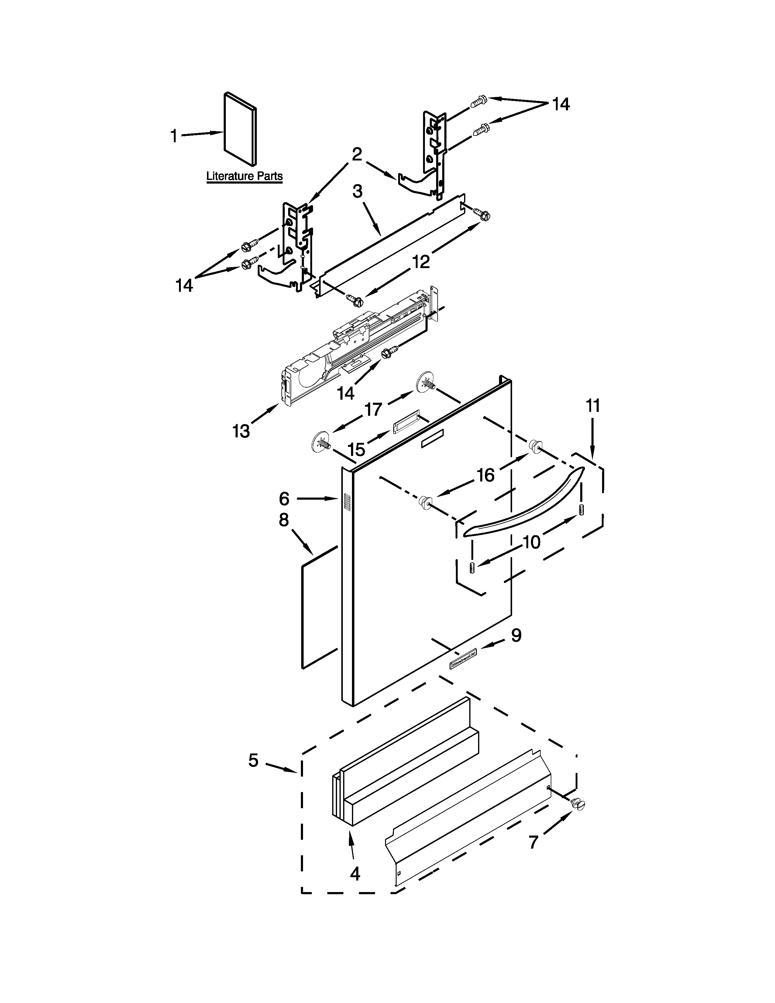 Door panel parts