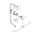 KitchenAid KDTE554CSS3 upper wash and rinse parts diagram