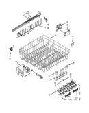 Upper rack and track parts