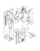 Freezer liner and air flow parts