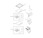 Jenn-Air JS48SSDUDE00 refrigerator shelf parts diagram