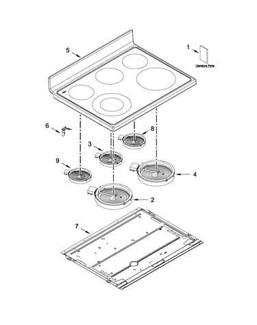 Cooktop parts