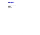 Ikea ICI500XB01 cover sheet diagram