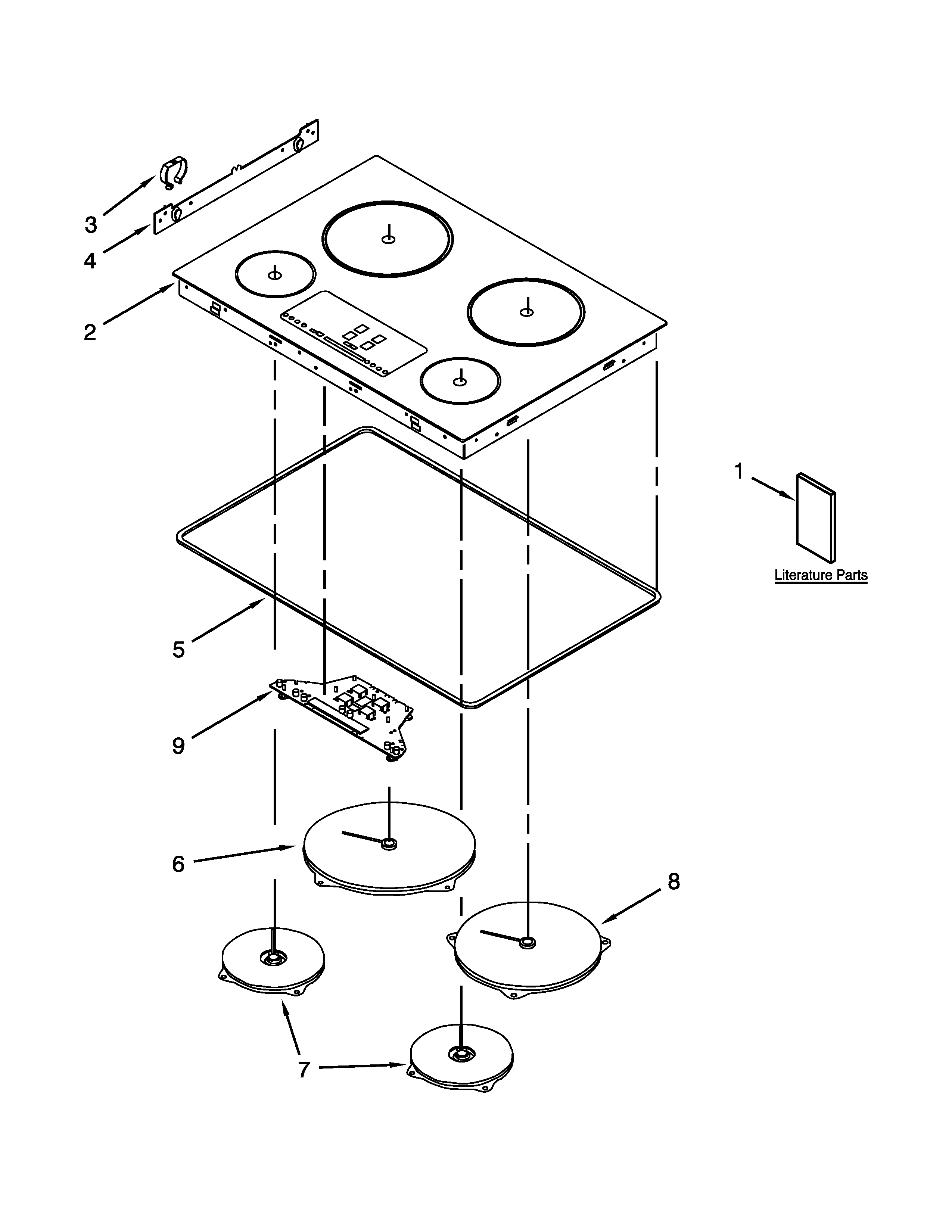 Cooktop parts