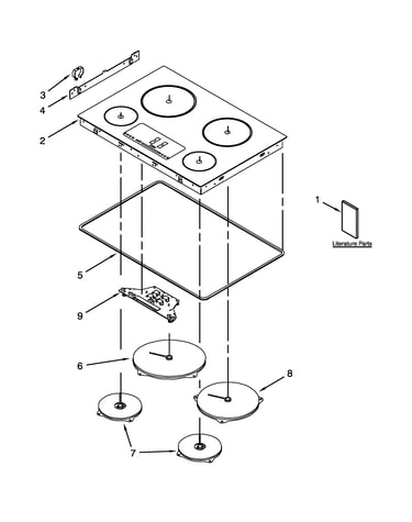 Cooktop parts