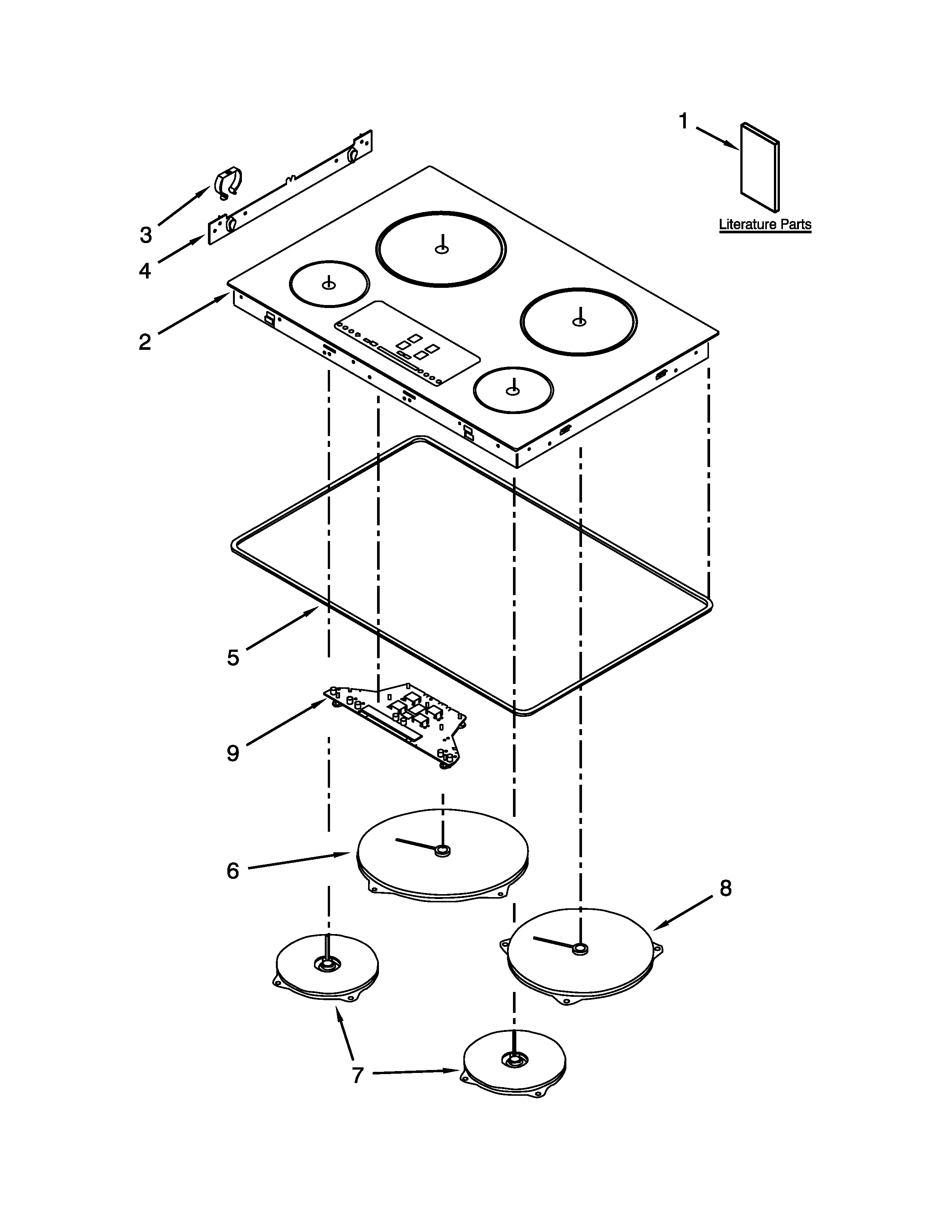 Cooktop parts