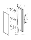 Refrigerator door parts