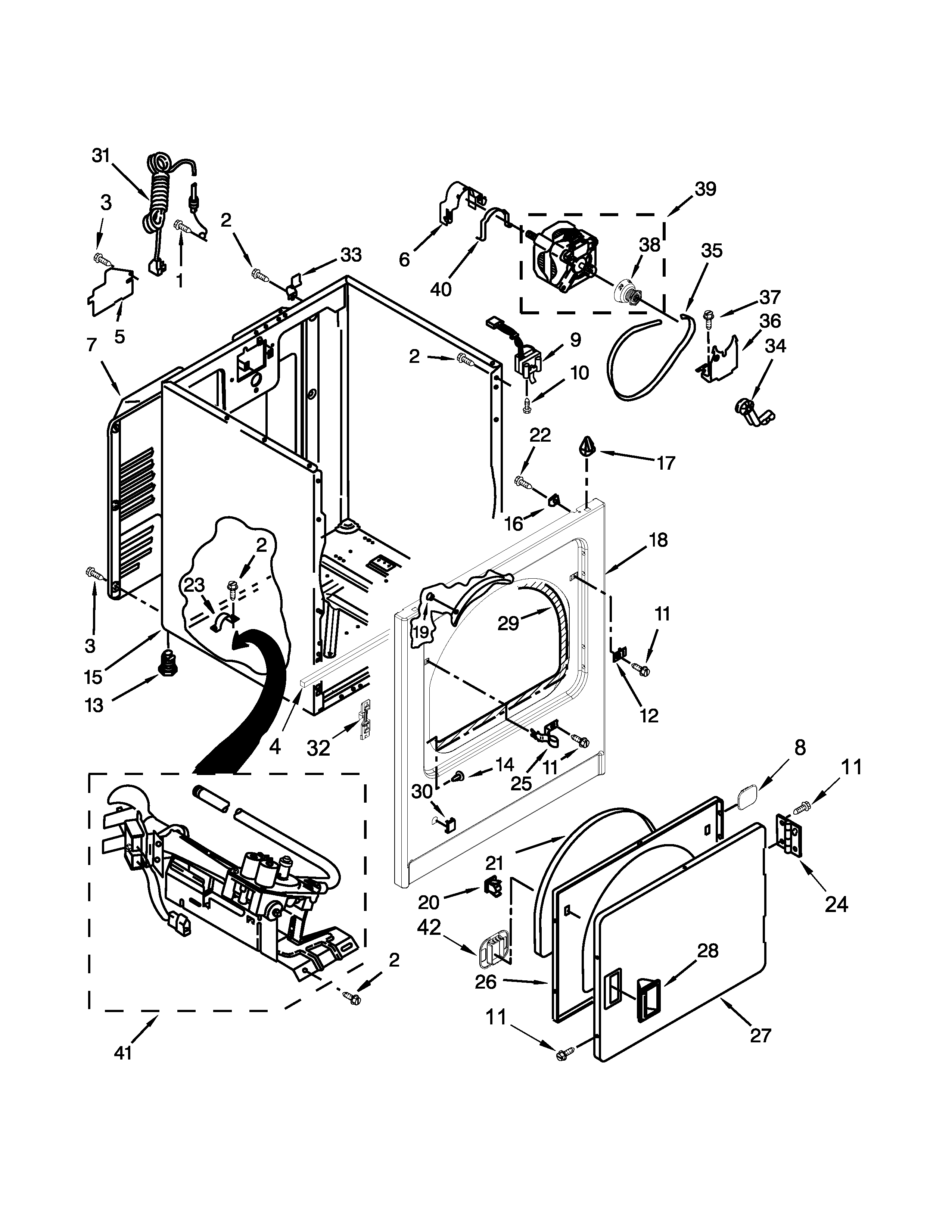 Cabinet parts