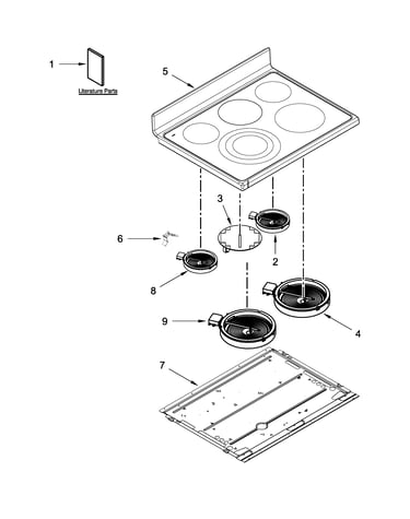 Cooktop parts