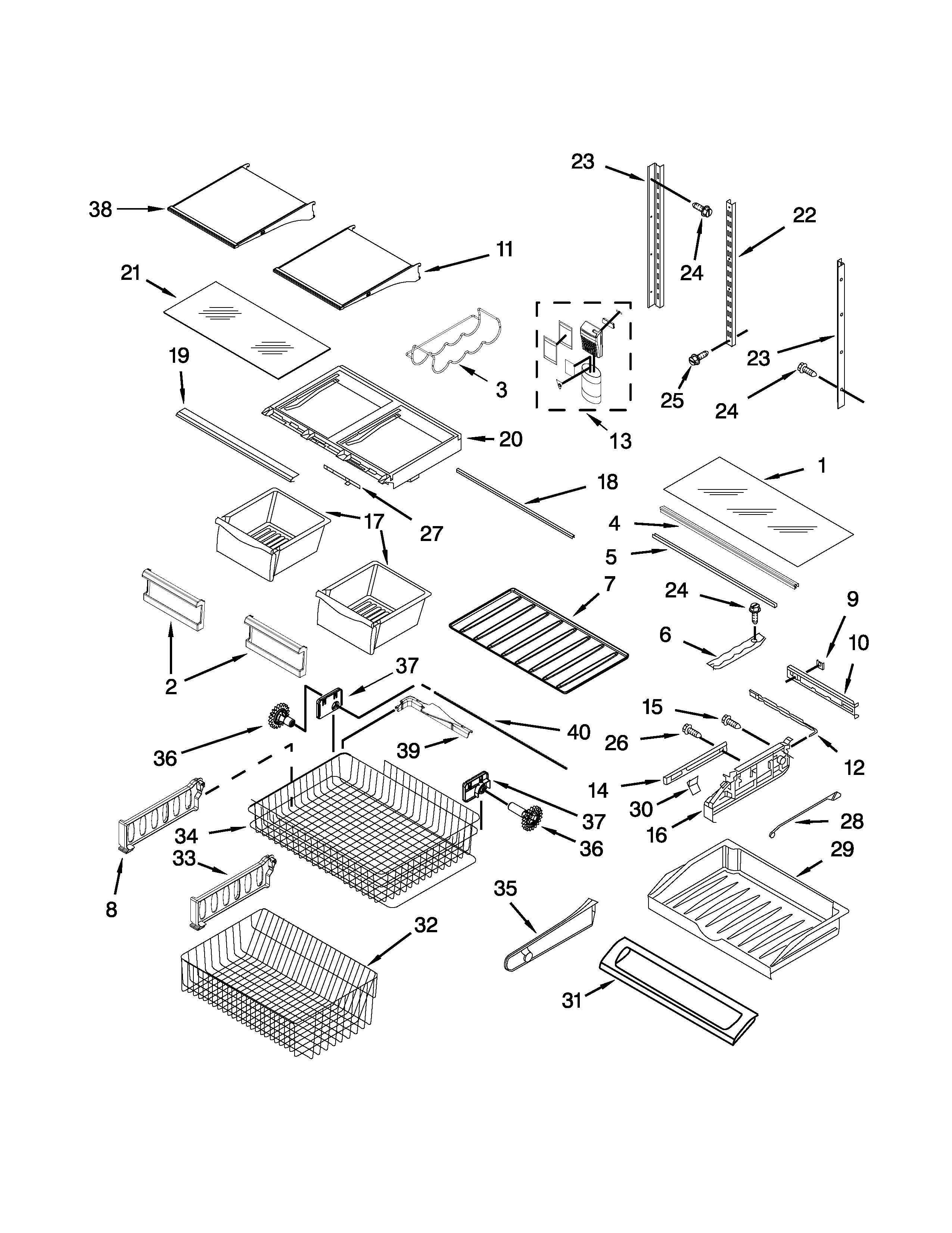 SHELF PARTS