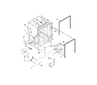 Maytag MDB8979SEZ1 tub and frame parts diagram