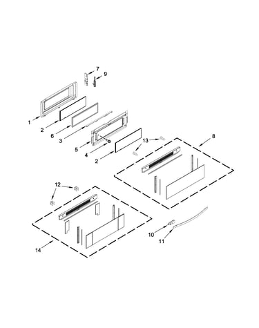 Upper door parts