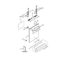 Whirlpool WDT720PADB2 door and panel parts diagram